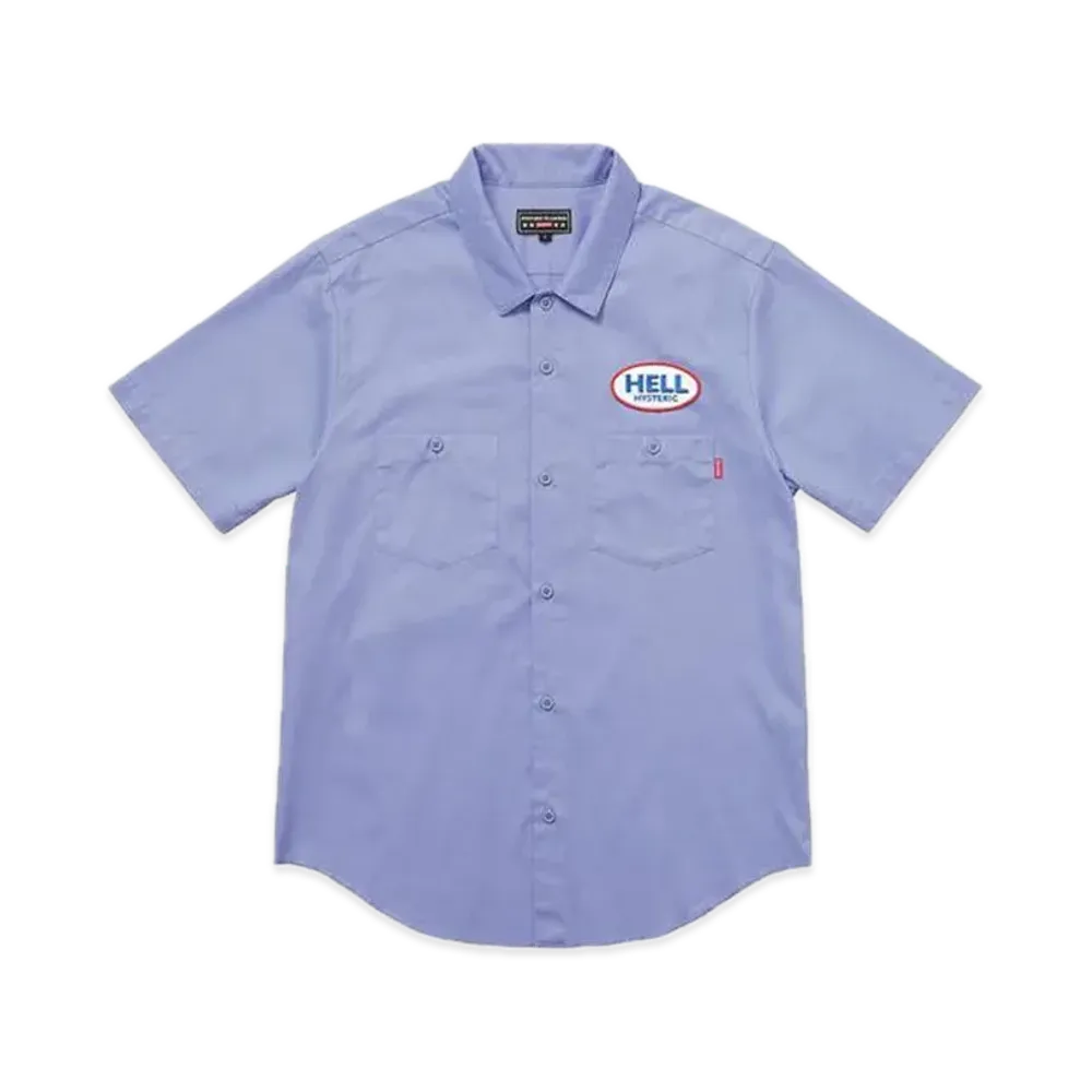Supreme x HYSTERIC GLAMOUR S/S Work Shirt "Light Blue"