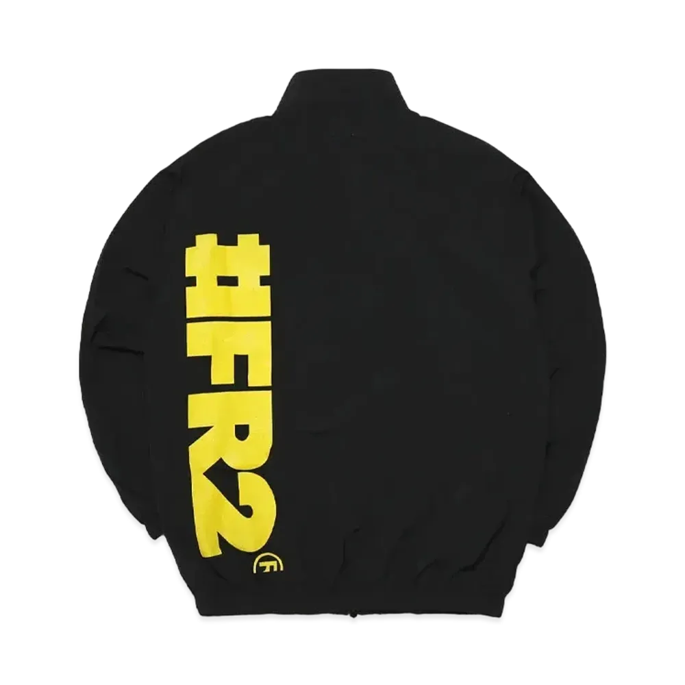 FR2 Big Logo Nylon Training Jacket "Black/Yellow"