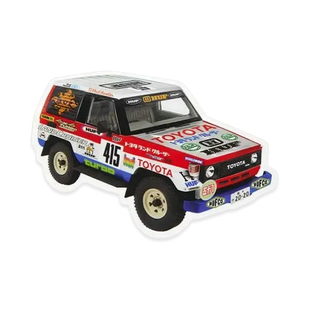 HUF x TOYOTA LAND CRUISER Sahara Rally Magnet "Multi"