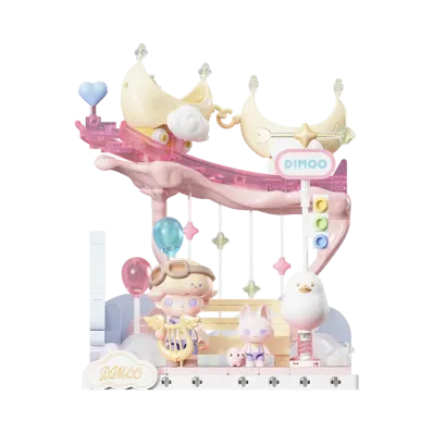 POP MART DIMOO Dream Melody Series Blocks Crescent Moon Racer