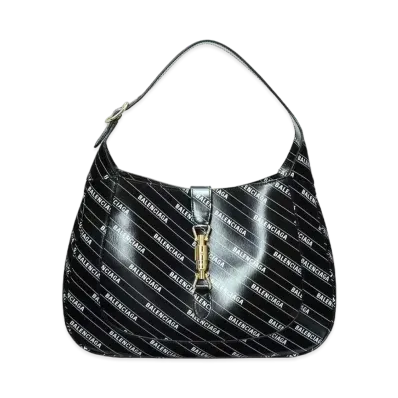 GUCCI x BALENCIAGA The Hacker Jacky 1961 Medium Bag "Black"