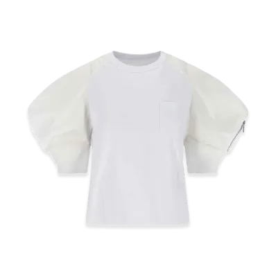 sacai Women's T-Shirts "White"