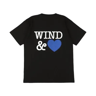 WIND AND SEA Logo Tee (Heart) "Black"
