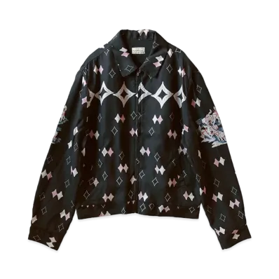 KAPITAL RAYON TAIL AINUMOSHIRI DRYSLER JACKET "Black"