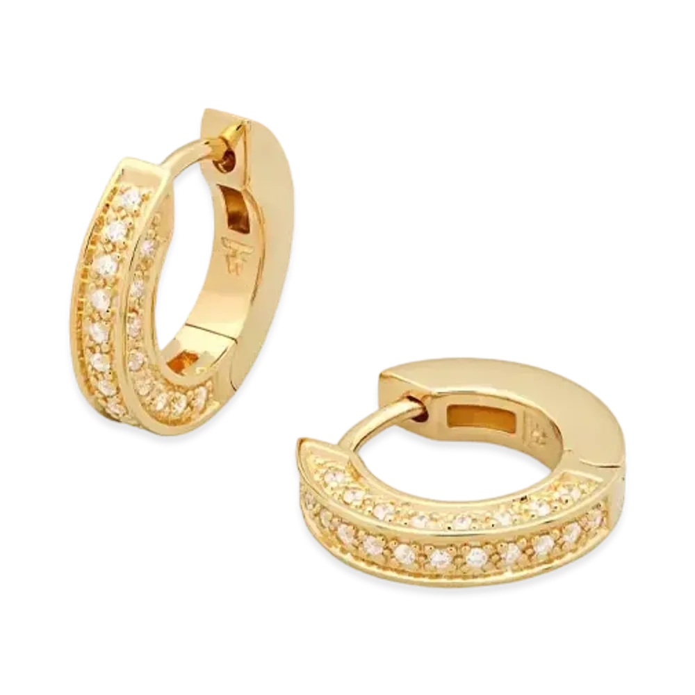 TOMWOOD Nova Hoops Small "Gold"