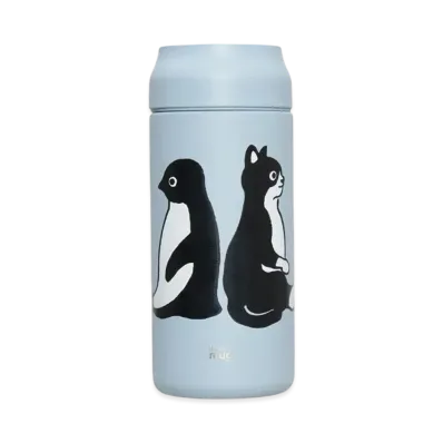 graniph x Chiharu Sakazaki Waiting For News Stainless Bottle "Blue"