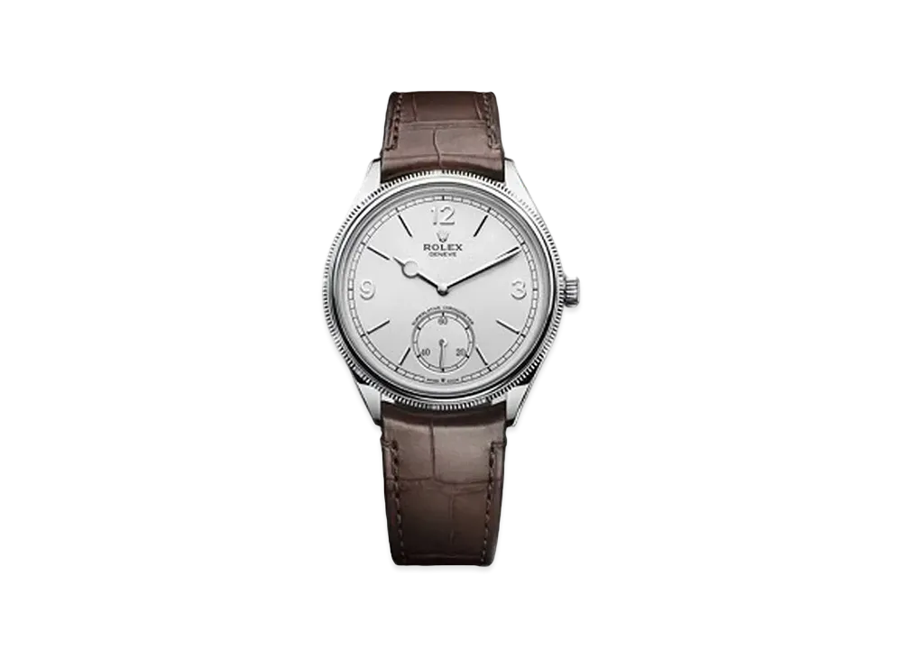 ロレックス 1908 39mm "ホワイト/ホワイトゴールド" 52509