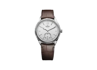 ROLEX 1908 39mm "White/White Gold" 52509