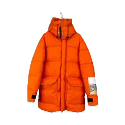 GUCCI x The North Face GG Long Down Jacket "Orange"