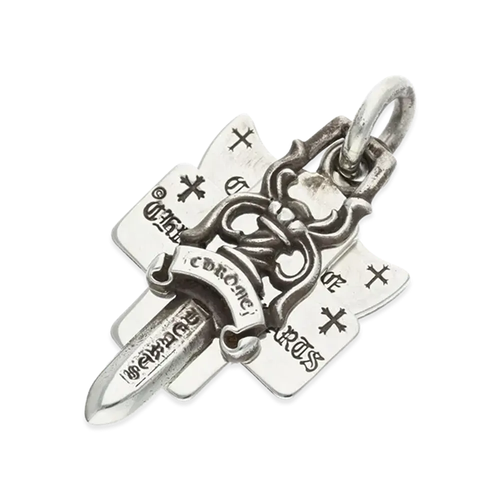 Chrome Hearts 3 Trinkets Pendant "Silver"