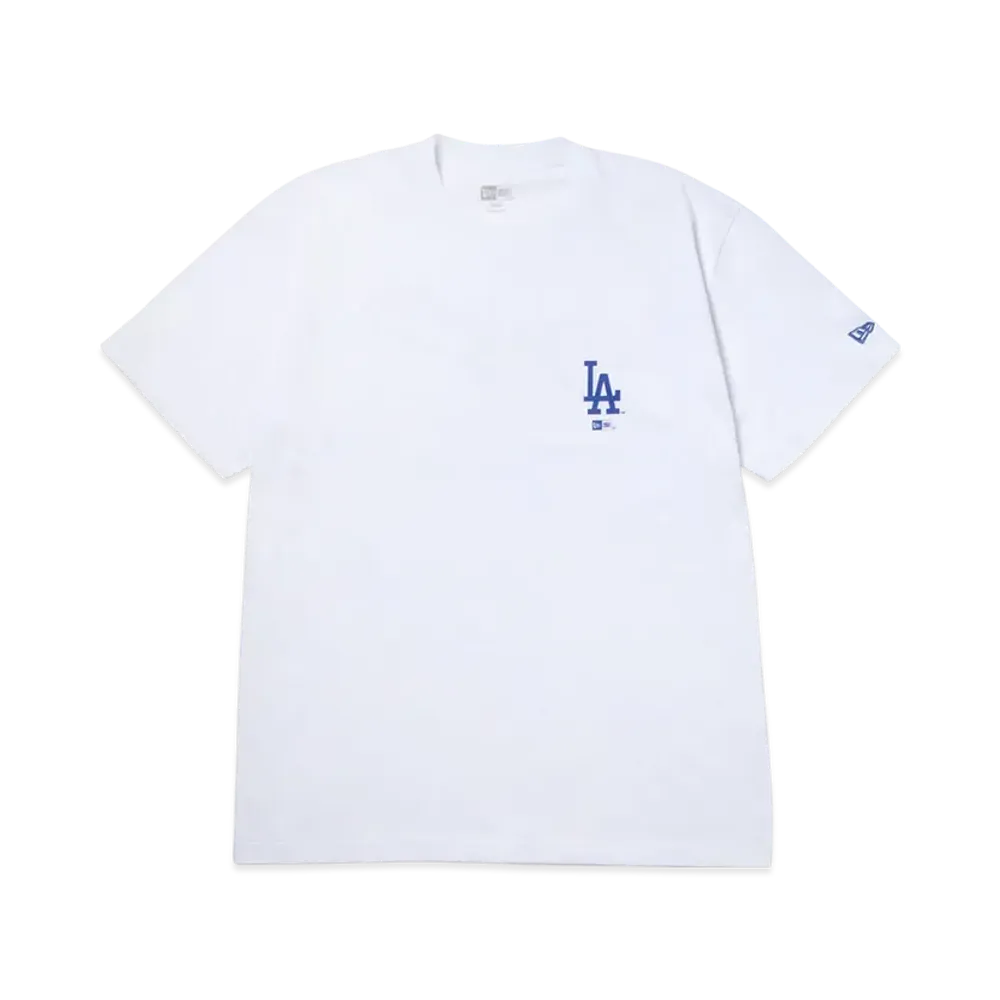 NEW ERA Short Sleeve Cotton T-Shirt Los Angeles Dodgers Regular Fit "White"
