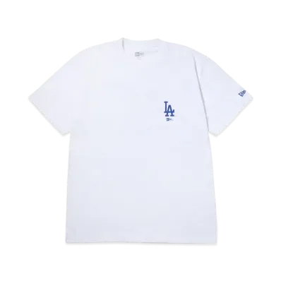 NEW ERA Short Sleeve Cotton T-Shirt Los Angeles Dodgers Regular Fit "White"