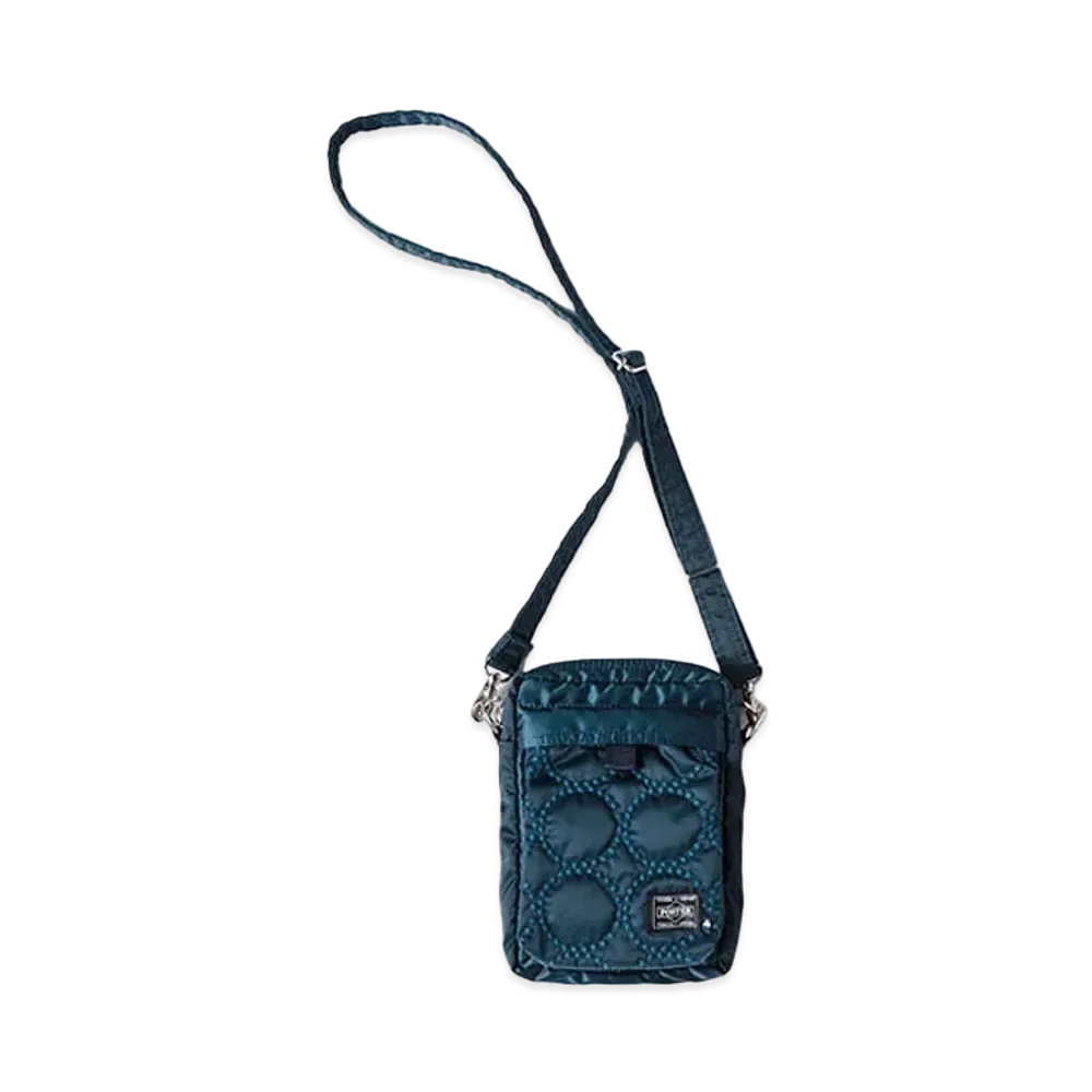 PORTER x mina perhonen Vertical Shoulder Bag tambourine "Blue"