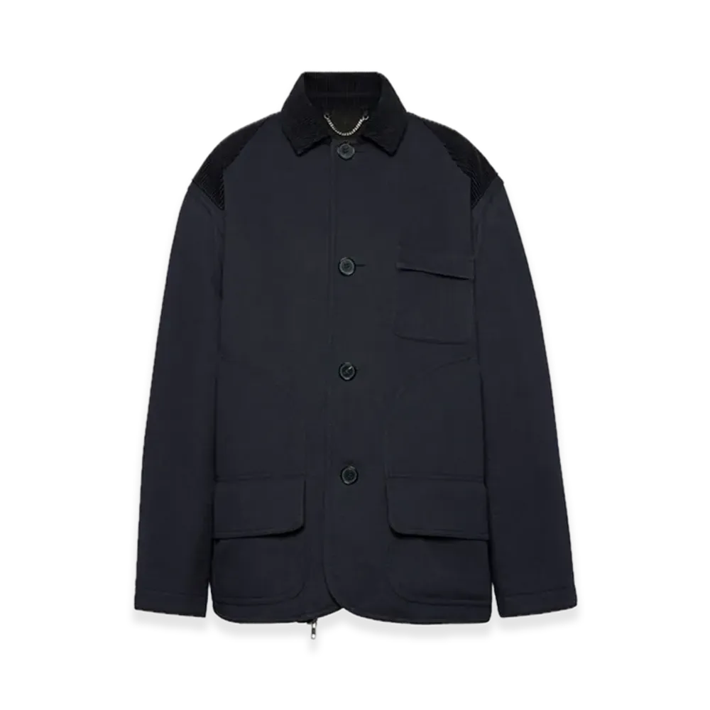 Maison Margiela Reversible Coat "Navy Blue"