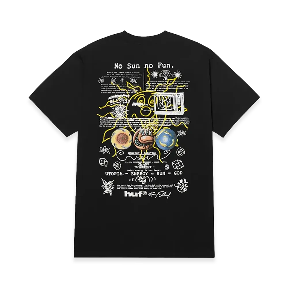 HUF x Kenny Scharf Kenny Scharf Philosophy Tee "Black"