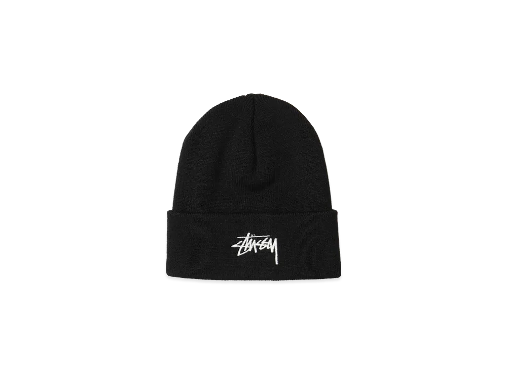 Stussy Stock Cuff Beanie "Black"