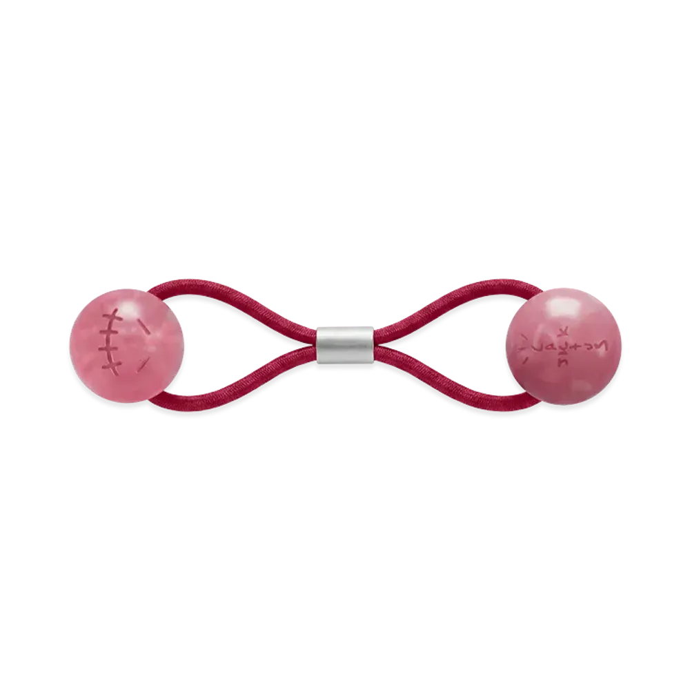 Travis Scott Cactus Jack Smiley Elastic Hair Tie "Pink"