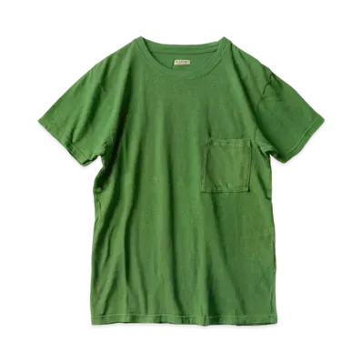 KAPITAL GAUZE TENGU ULTY DE-DUCE CREW POKE T "Green"