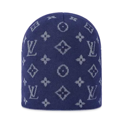Louis Vuitton Beanie LV Fit Monogram Reflective "Navy"