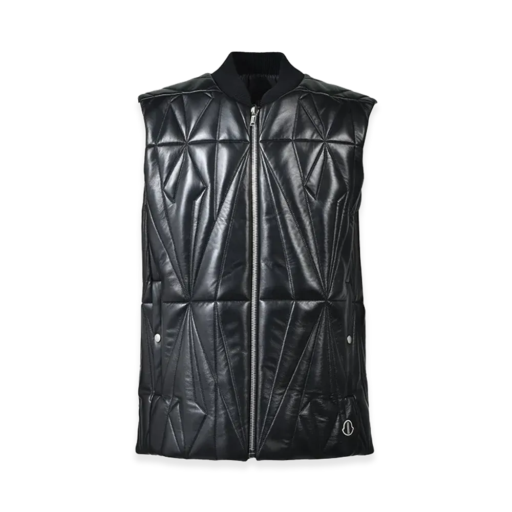 MONCLER x Rick Owens Geocamo Flight Vest "Black"