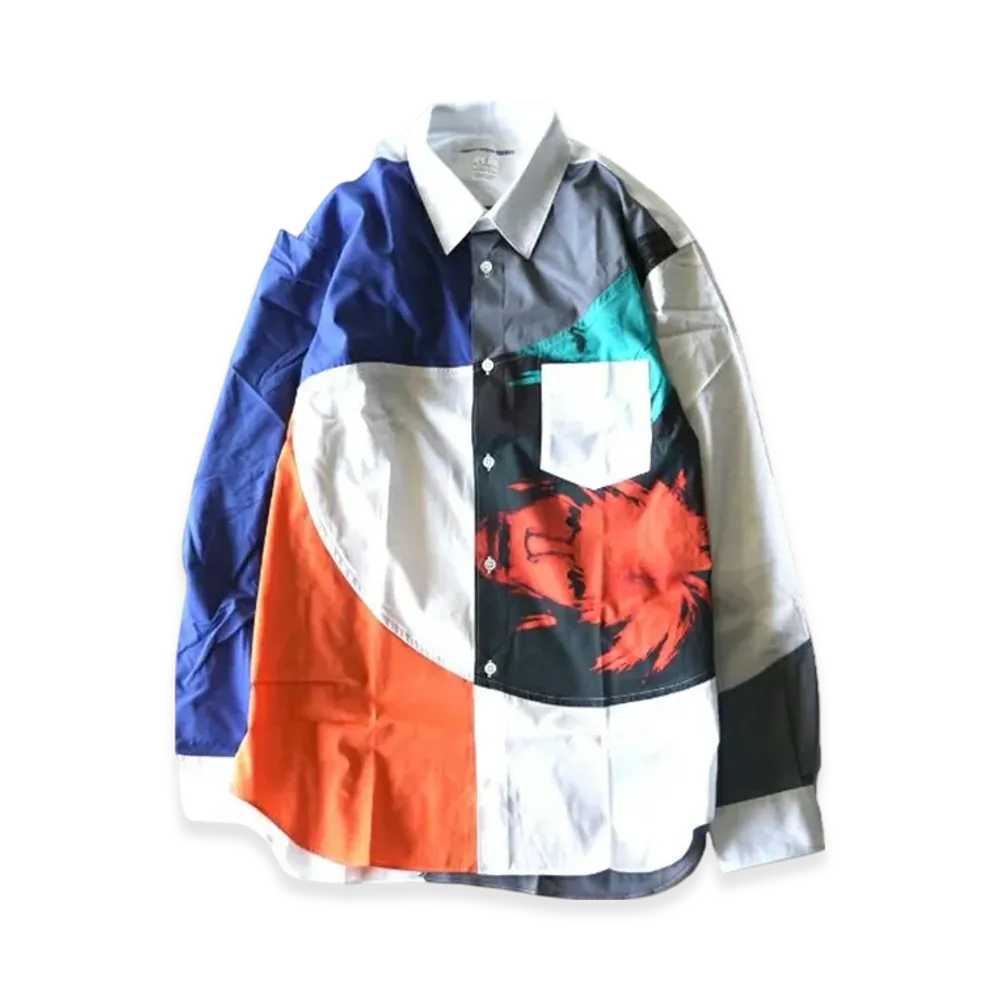 COMME des GARCONS SHIRT x Andy Warhol Patchwork Shirt Andy Warhol "White"
