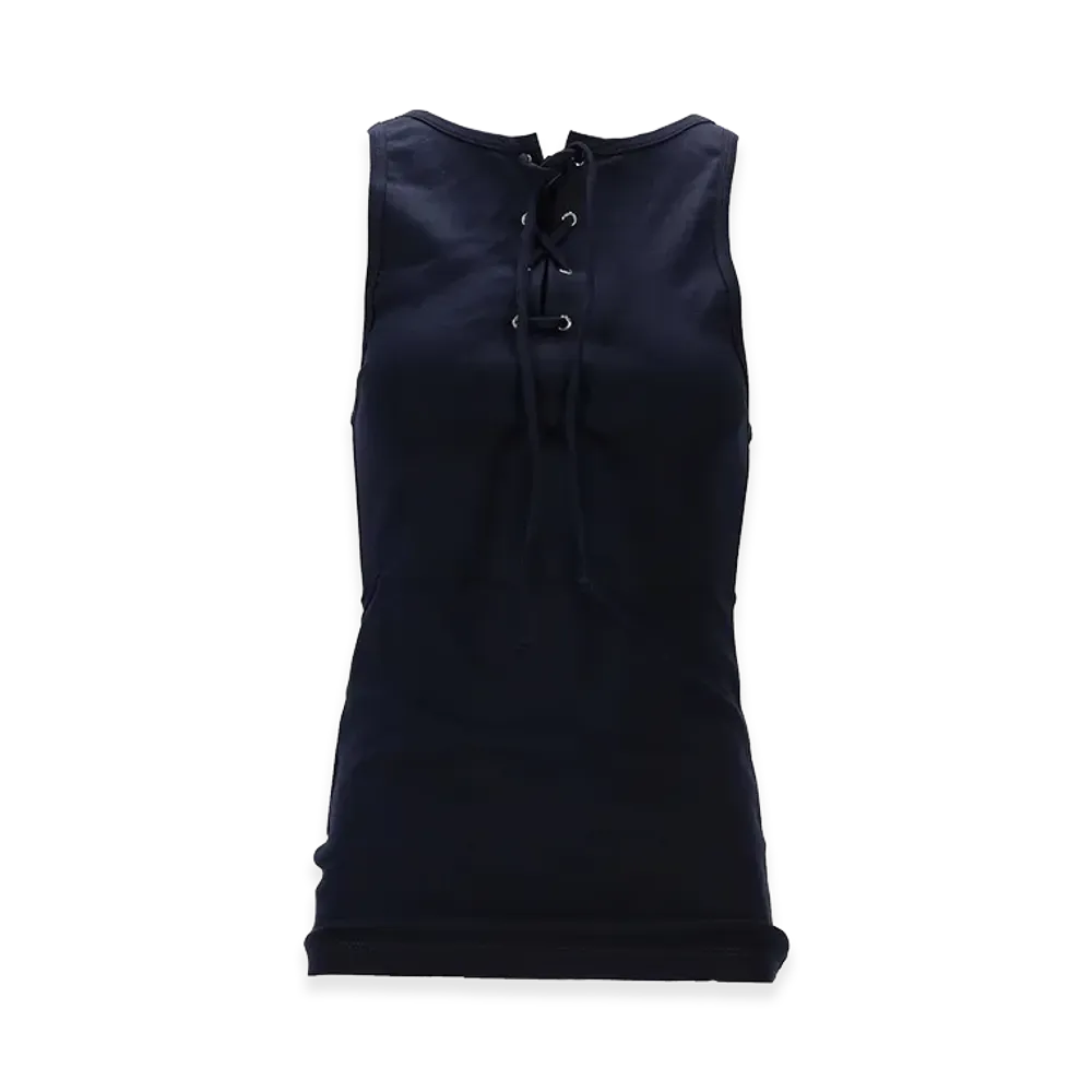 PRADA Women's Cotton Tank Top "Blue"