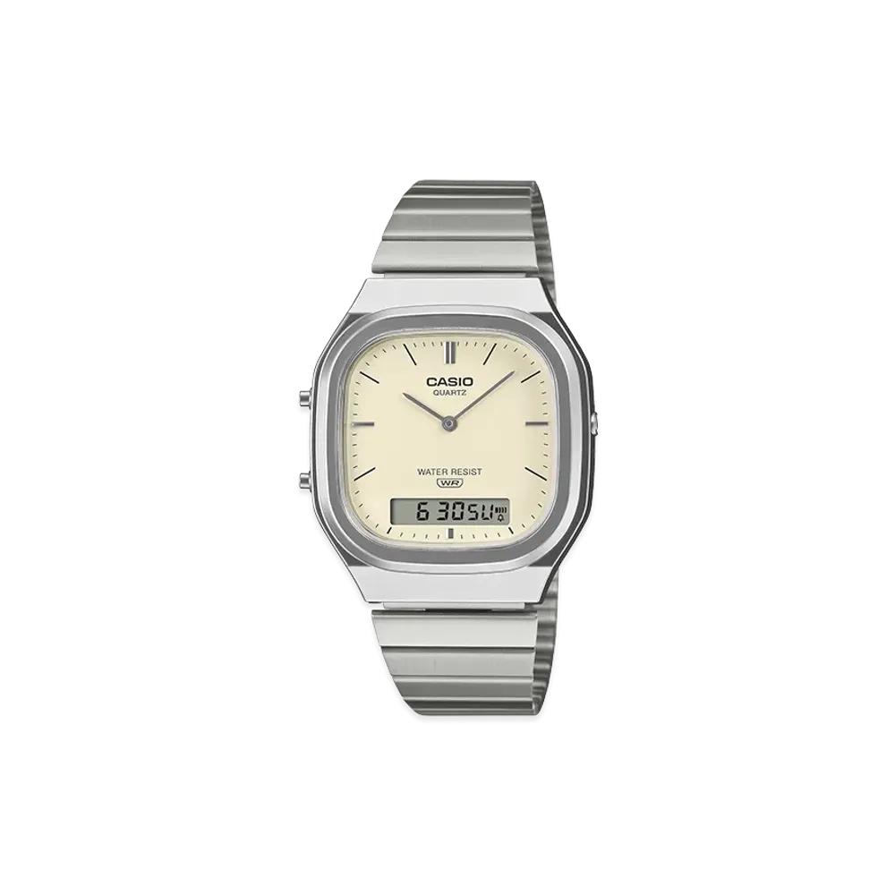 Casio Classic AQ-240E-7A2JF "Silver/White"