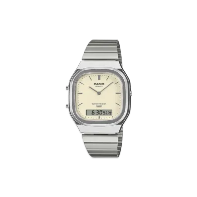 Casio Classic AQ-240E-7A2JF "Silver/White"