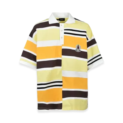 BREATH Emblem Logo Crazy Border Polo Shirt "Yellow"