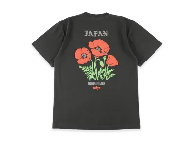 WIND AND SEA Flower Tokyo S/S Tee "Black/Red"