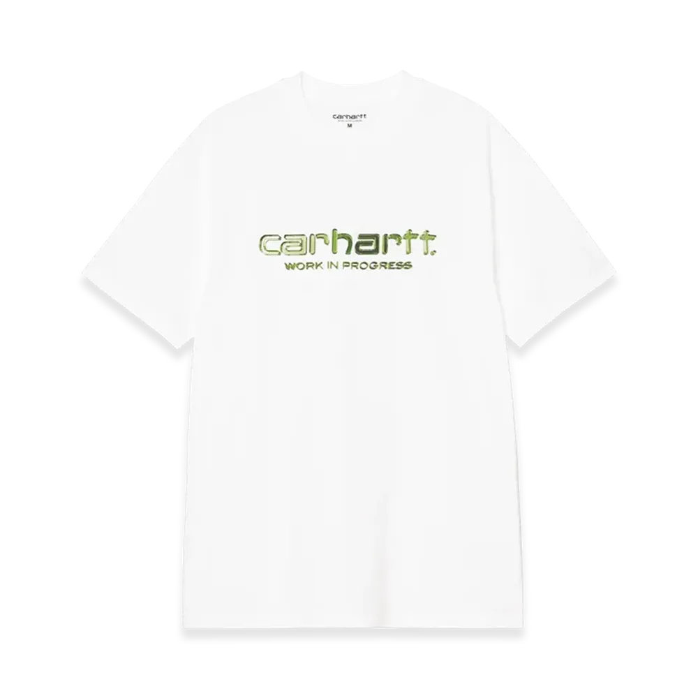 Carhartt WIP S/S Solar Chrome Script T-Shirt "White"