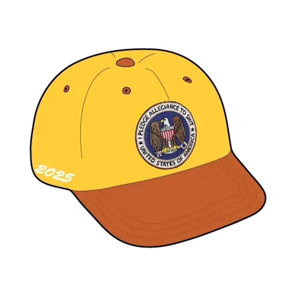 Supreme Pledge Allegiance 6-Panel "Yellow"