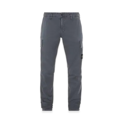 Stone Island 306L1 T.CO+OLD Stretch Broken Twill Cotton Cargo Trousers - 22FW "Steel Grey"