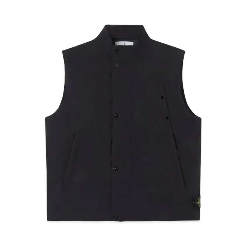 Stone Island G100001 Soft Shell-R_E.Dye Technology Recycled Polyester Primaloft Insulation "Black"