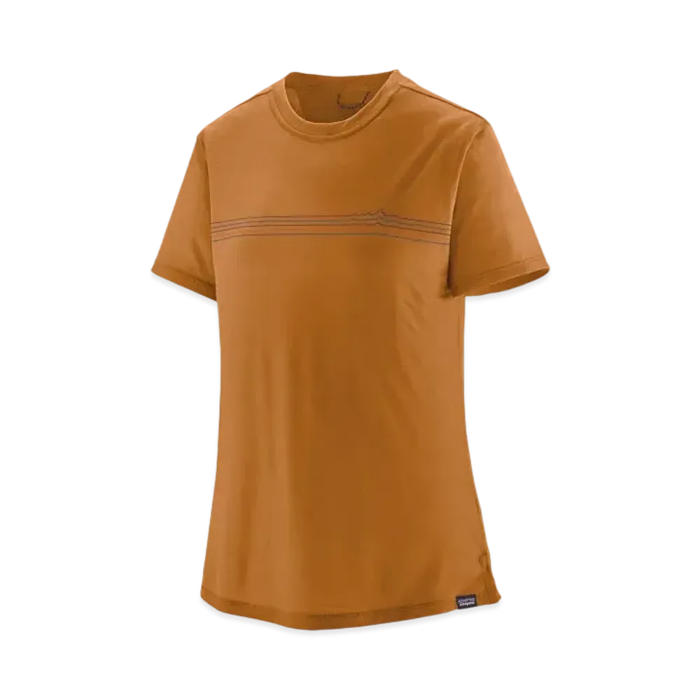 Patagonia Women's Capilene Cool Merino Blend Graphic Shirt "Caramel"