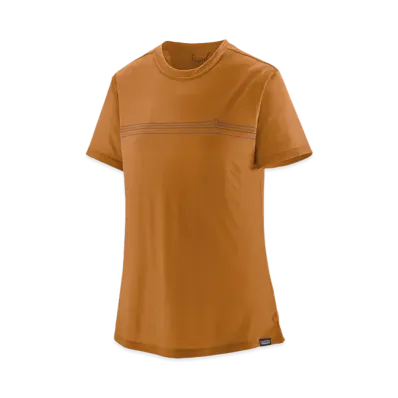 Patagonia Women's Capilene Cool Merino Blend Graphic Shirt "Caramel"