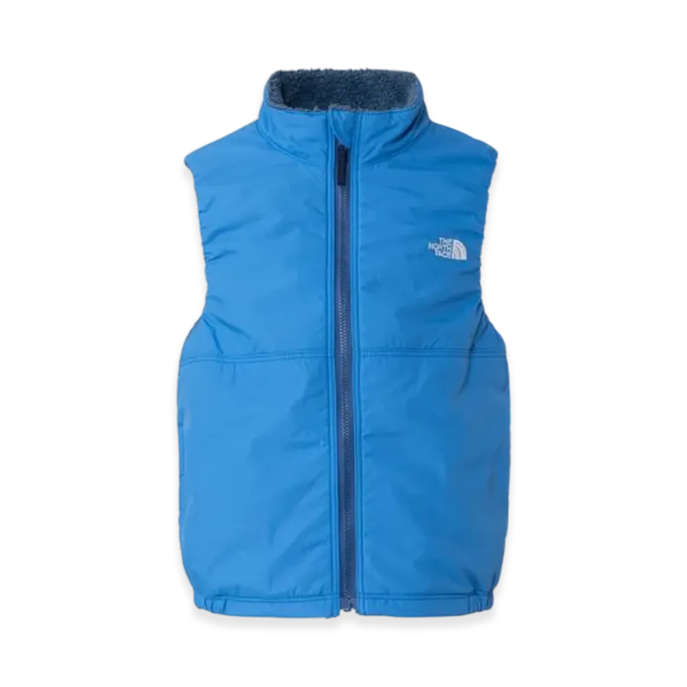 The North Face Toddler Reversible Cozy Vest Kids "Clear Lake Blue/Mountain Blue"