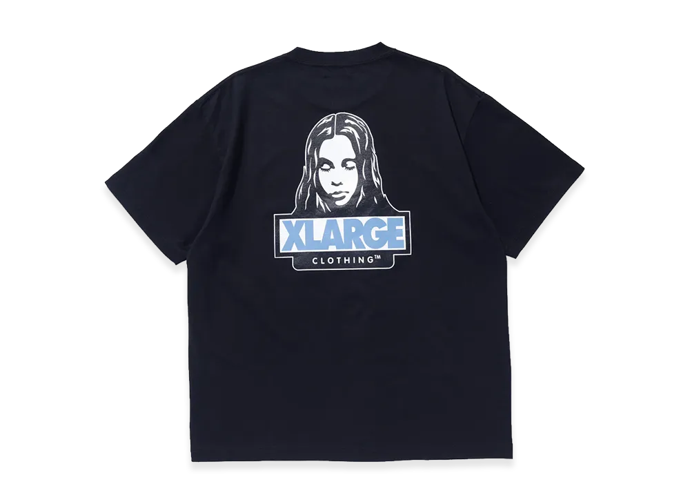 XLARGE x X-girl x Summer Sonic 2026 Face S/S Tee "Black"