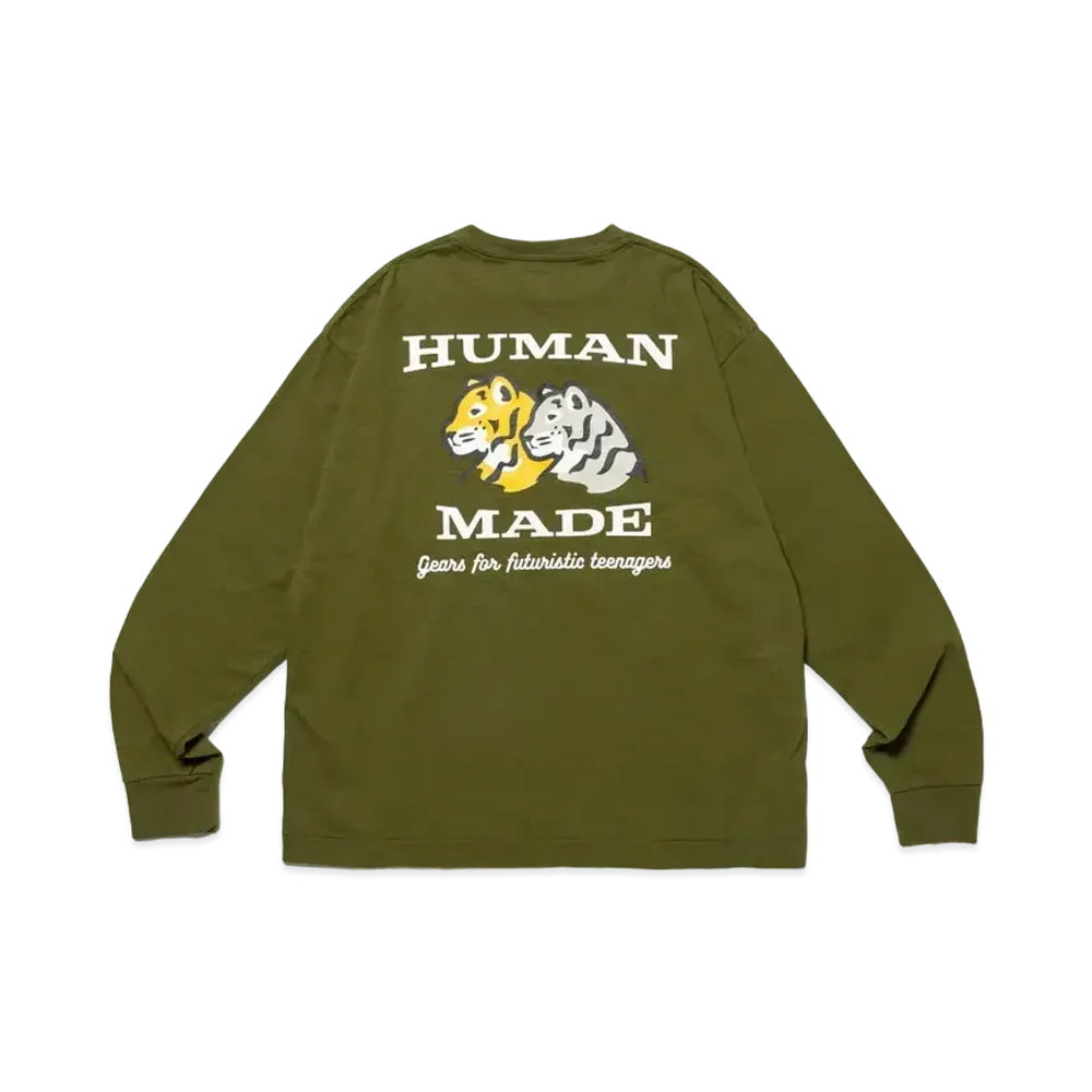HUMAN MADE Graphic L/S T-Shirt #1 "Olive Drab"