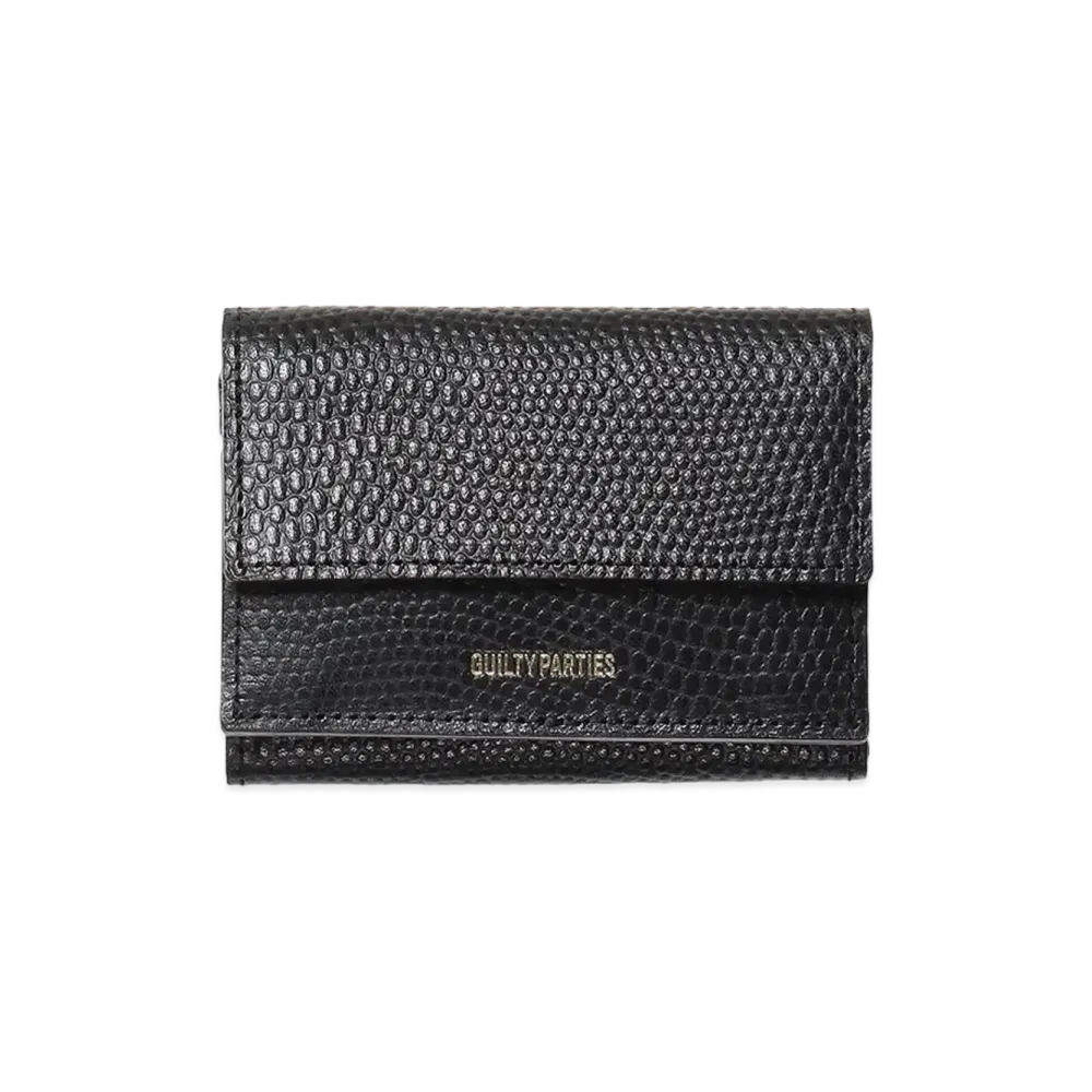 WACKO MARIA Speak Easy / Emboss Leather Mini Wallet "Lizard"