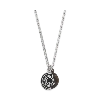 Hermes Carrousel Necklace "Noir/Palladium"
