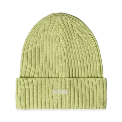 Supreme Overdyed Beanie "Light Lime" (23SS)