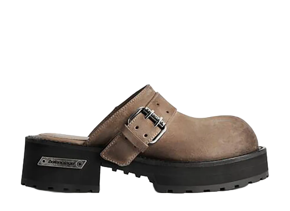 BALENCIAGA Women's Venom Mule "Biscuit"