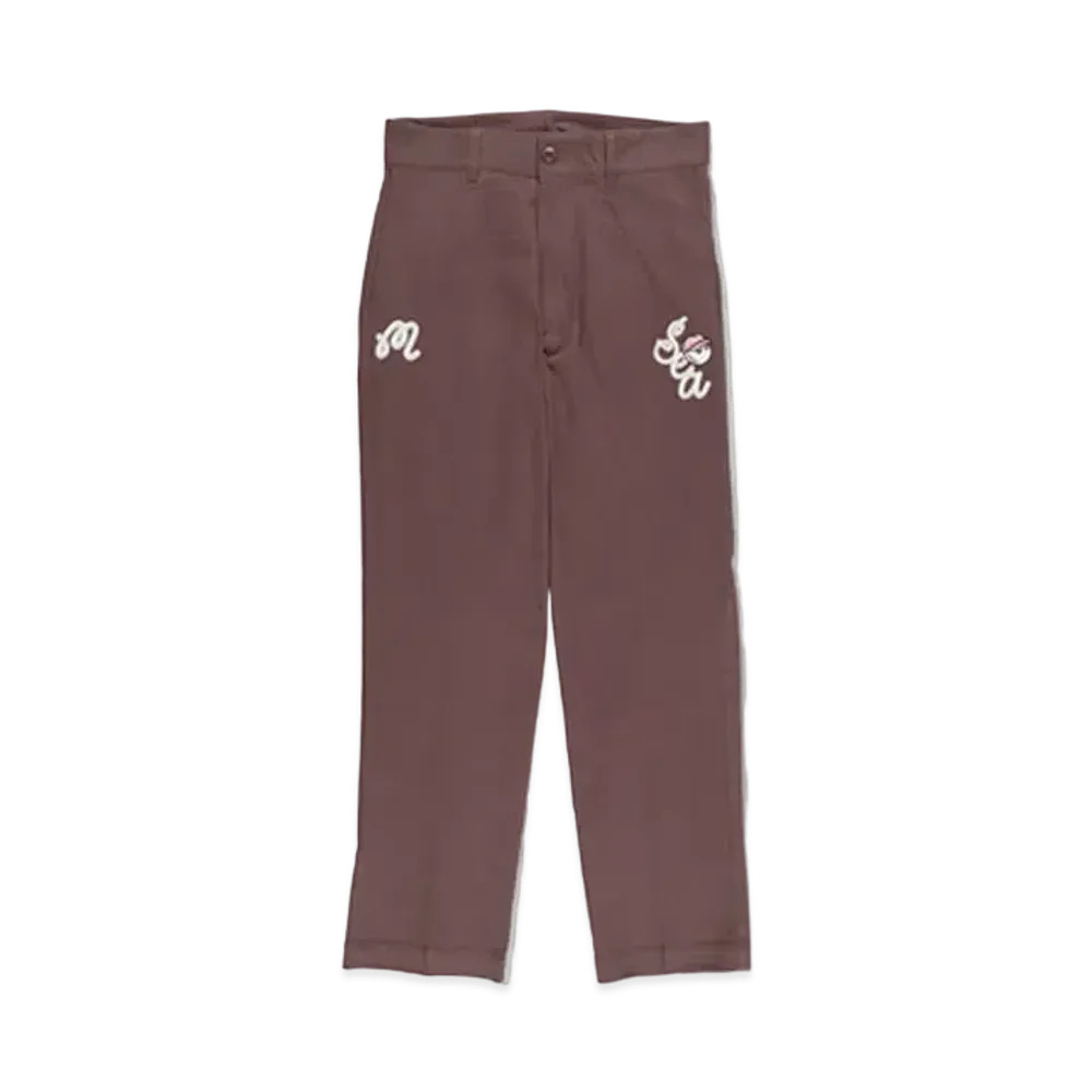 WIND AND SEA x Malbon Golf Chino Pants "Sea Brown"