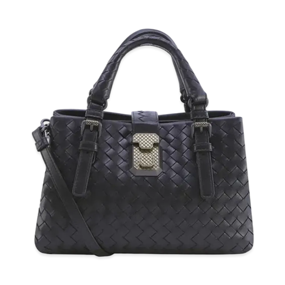Bottega Veneta Leather Hand Bag "Black"