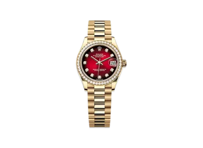ROLEX Datejust 31mm Yellow Gold Diamond 278288RBR "Red Ombre"