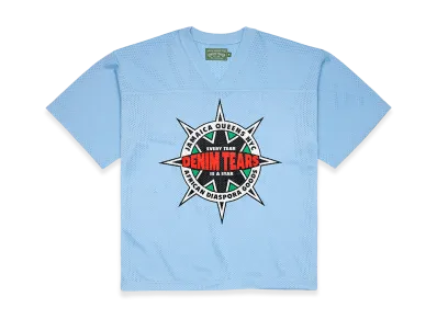 DENIM TEARS Every Star Football Jersey "Light Blue"