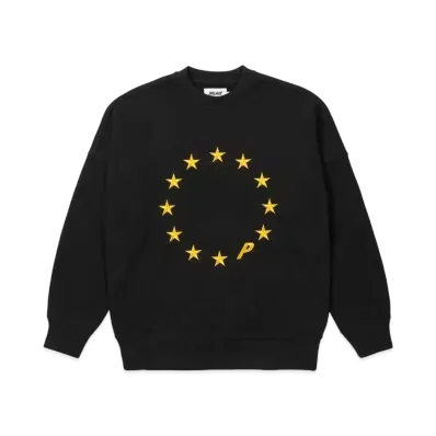 PALACE EU DON CREW "Black"