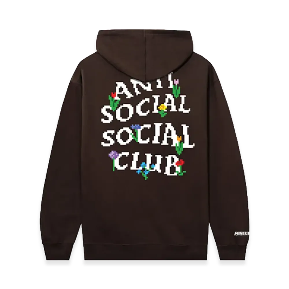 ANTI SOCIAL SOCIAL CLUB x Minecraft Bouquet Hoodie "Brown"