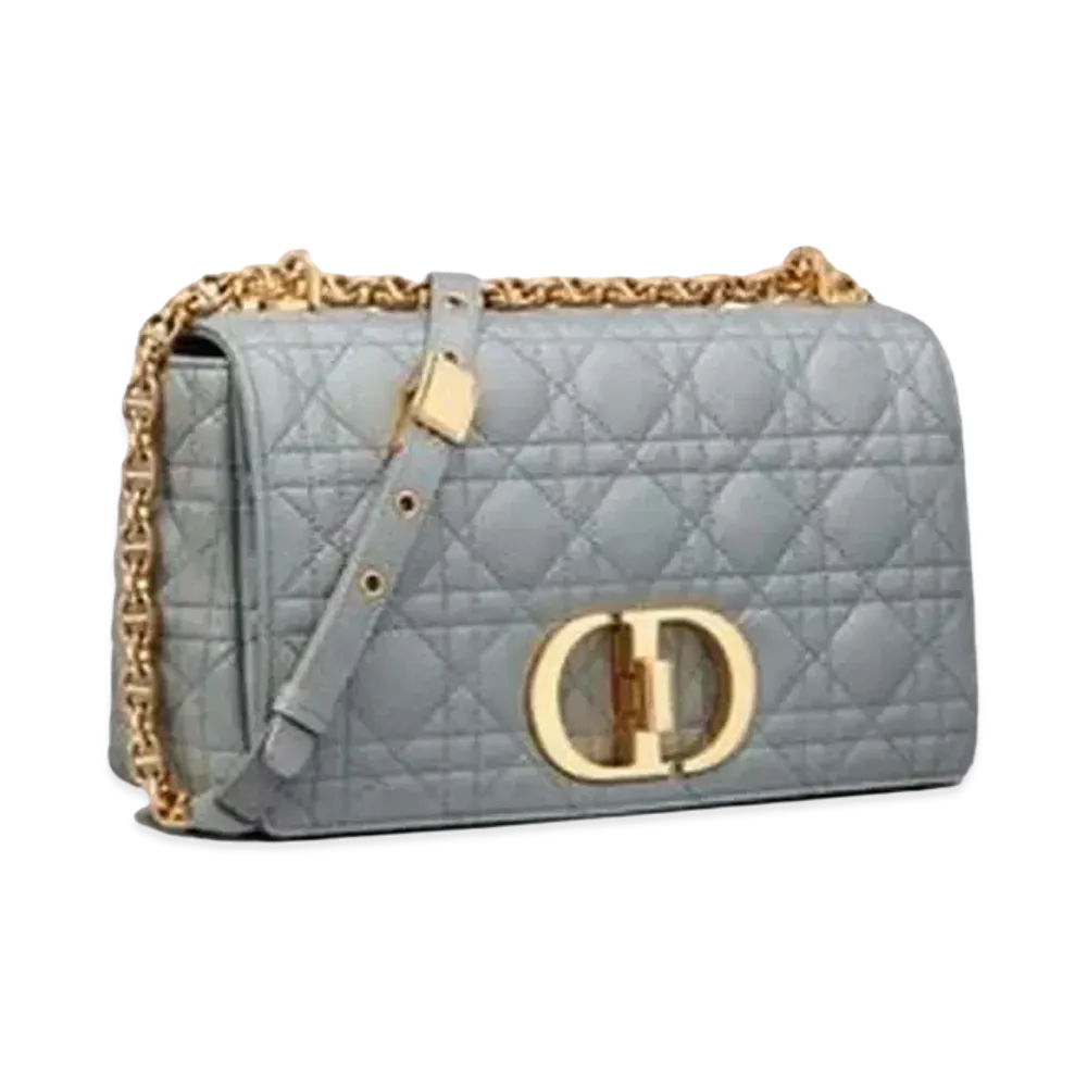 Dior Medium Dior Caro Bag "Gray"